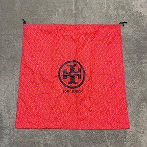 Tory Burch Pink/Orange Logo Dust Bag Large, Drawstring 23"x23"
